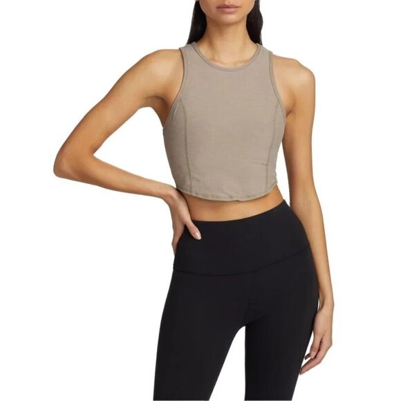 Beyond Yoga Spacedye Motivate Cropped Tank Womens Small Birch SD4640 - Picture 1 of 8